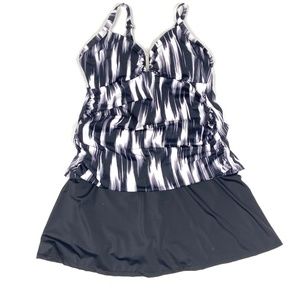Miraclesuit Bella Tankini Cascade 2 piece swimsuit